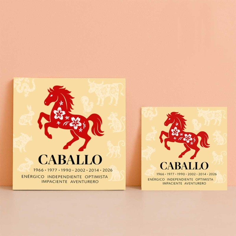 Caballo horóscopo chino | Decoración zodiacal personalizada