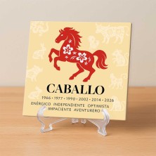 Caballo horóscopo chino | Decoración zodiacal personalizada