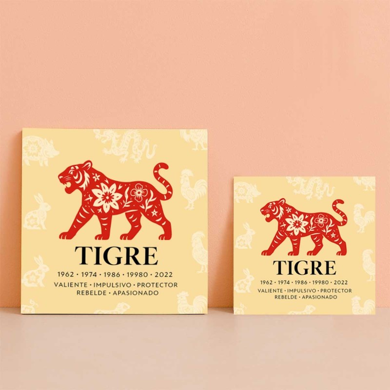 Tigre horóscopo chino | Fuerza y pasión en cerámica