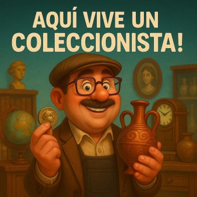 Aquí vive un coleccionista | Regalo original para apasionados