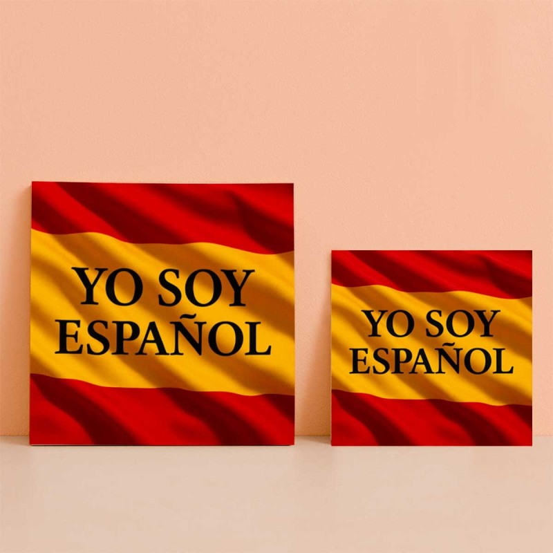 Soy español bandera de España | Azulejo decorativo patriótico
