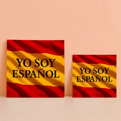 Soy español bandera de España | Azulejo decorativo patriótico