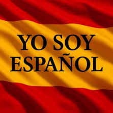 Soy español bandera de España | Azulejo decorativo patriótico