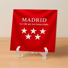 Madrid la vida que nos hemos dado | Azulejo decorativo