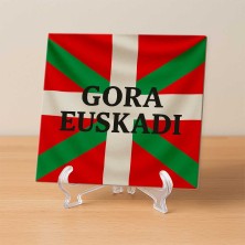 Azulejo Gora Euskadi | Orgullo vasco decorativo
