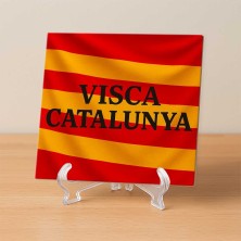 Azulejo Catalunya viva | Visca Catalunya decorativo