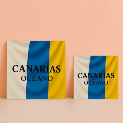 Azulejo Canarias océano | Decoración bandera canaria