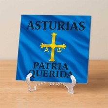 Azulejo Asturias querida | Decoración Cruz de la Victoria