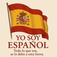 Azulejo yo soy español| Orgullo nacional decorativo