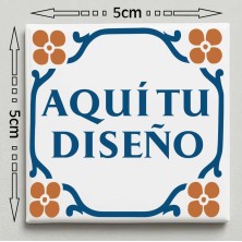 Azulejo con imán personalizado 5x5 cm para nevera