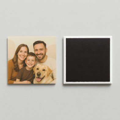 Azulejo con imán personalizado 5x5 cm para nevera