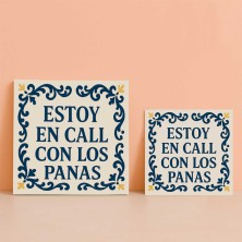 Azulejo Estoy en call con los panas estilo gamer vintage  Meta descrip