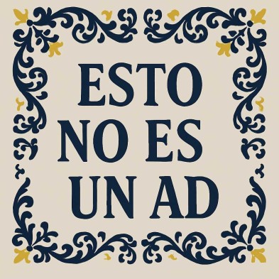 Azulejo Esto no es un ad estilo tradicional