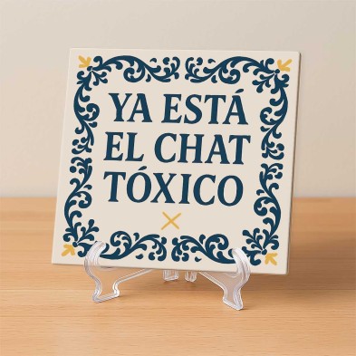 Azulejo Ya está el chat tóxico estilo clásico