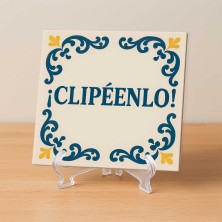 Clipeenlo azulejo decorativo para streamers