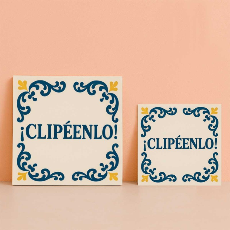 Clipeenlo azulejo decorativo para streamers