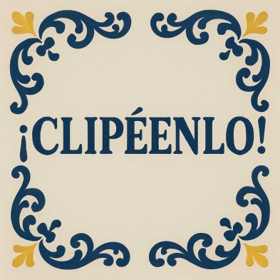 Clipeenlo azulejo decorativo para streamers