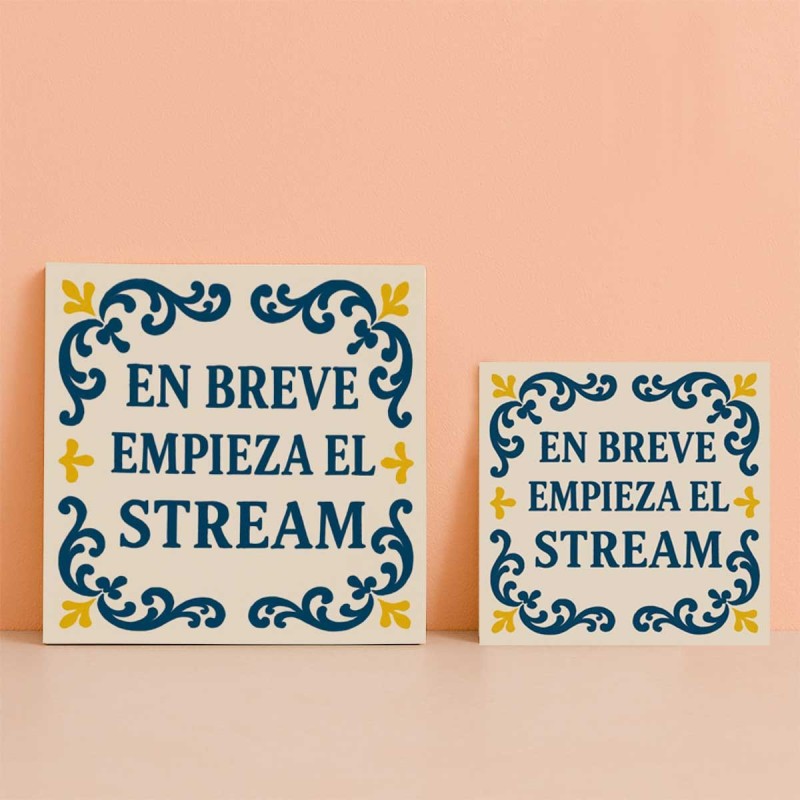 En breve empieza el stream azulejo divertido