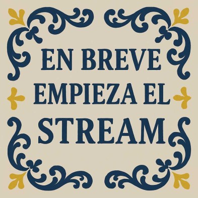 En breve empieza el stream azulejo divertido