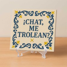 Chat me trolean azulejo divertido para streamers