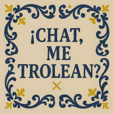 Chat me trolean azulejo divertido para streamers