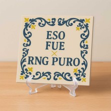 Eso fue RNG puro azulejo decorativo gamer