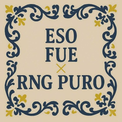 Eso fue RNG puro azulejo decorativo gamer