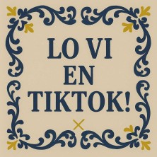 Lo vi en TikTok azulejo divertido viral