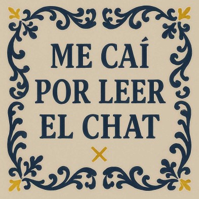 Me caí por leer el chat azulejo streamer
