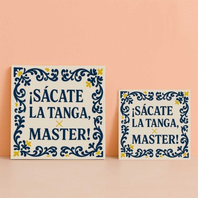 Sácate la tanga master azulejo gamer divertido