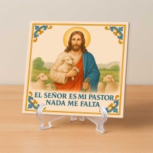 Jesucristo El Buen Pastor diseño tradicional
