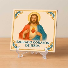 Sagrado Corazón de Jesús diseño tradicional