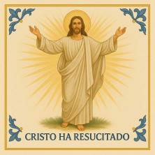 Cristo Resucitado diseño tradicional