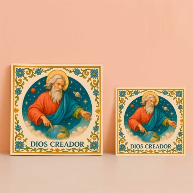 Dios Creador diseño tradicional