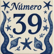 Número personalizado diseño marinero tentáculos resistente exterior