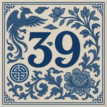 Número personalizado fénix oriental | TuAzulejo