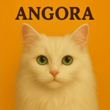 Gato Angora diseño decorativo