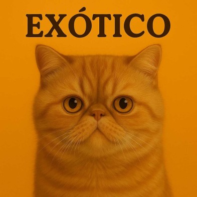 Gato Exótico diseño decorativo