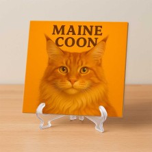 Gato Maine Coon diseño decorativo