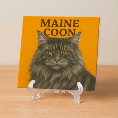 Gato Maine Coon oscuro