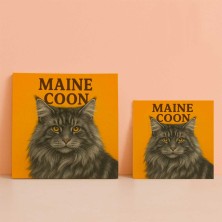 Gato Maine Coon oscuro