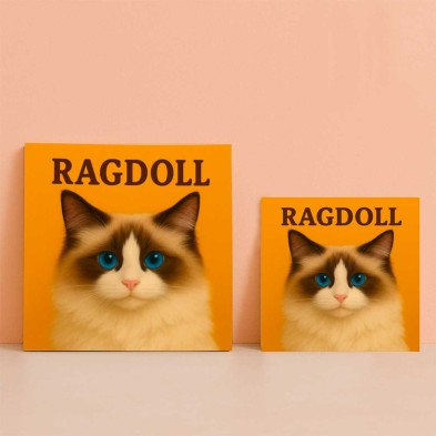 Gato Ragdoll ilustración