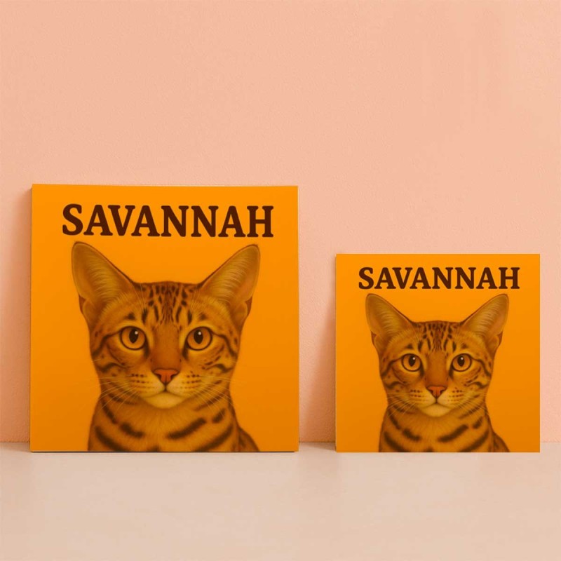 Gato Savannah ilustración