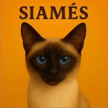 Gato Siamés ilustración