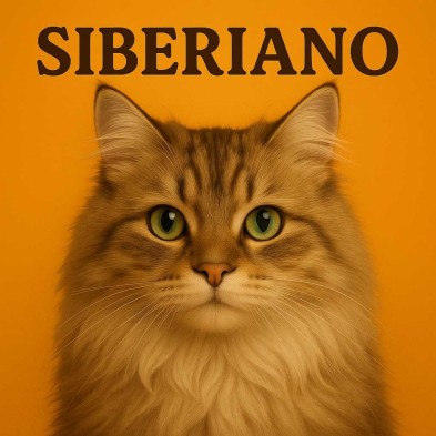 Gato Siberiano ilustración