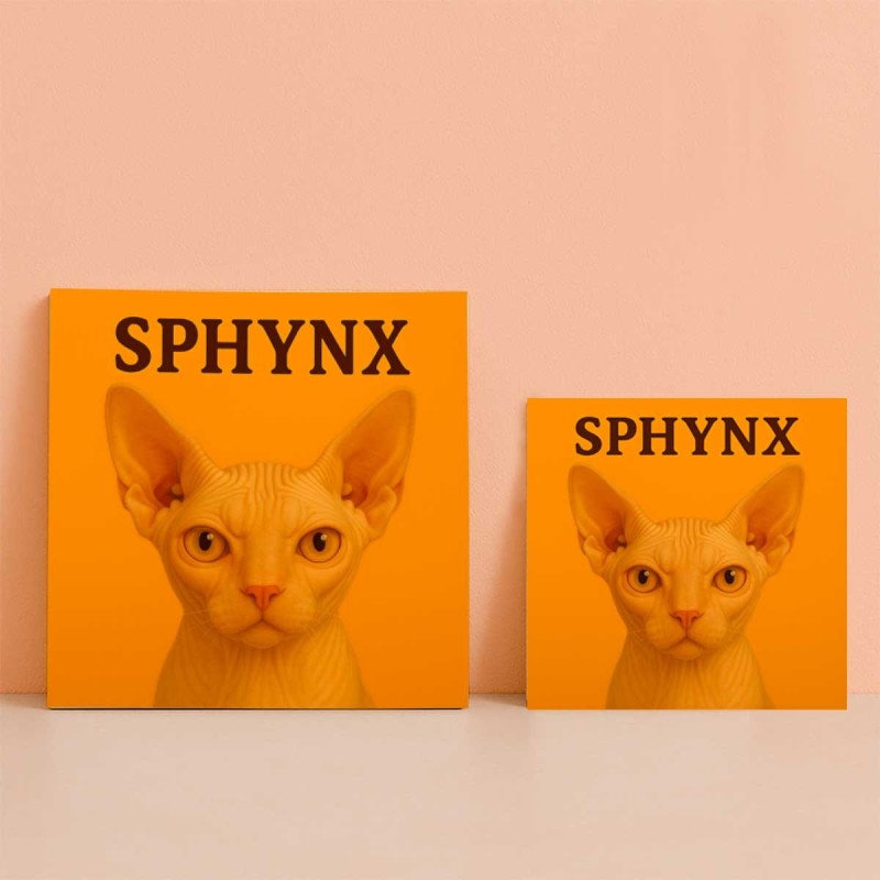 Gato Sphynx ilustración