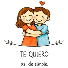 Te quiero así de simple regalo personalizado