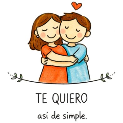 Te quiero así de simple regalo personalizado