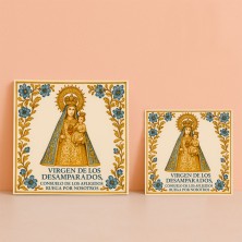 Azulejo Virgen de los Desamparados – Cerámica religiosa valenciana
