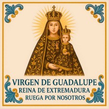 Azulejo Virgen de Guadalupe – Reina de Extremadura en cerámica